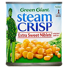 Green Giant Steam Crisp Extra Sweet Niblets, Whole Kernel Sweet Corn, 11 Ounce