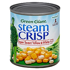 Green Giant Steam Crisp Super Sweet Yellow & White Whole, Kernel Corn, 311 Gram