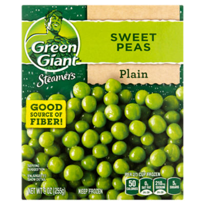 Green Giant Steamers Plain, Sweet Peas