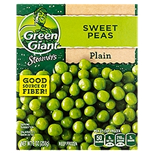 Green Giant Steamers Plain, Sweet Peas, 9 Ounce