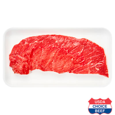 USDA Choice Beef Top Round Steak, Boneless, Thin Cut, Average Weight 1 lb Pack