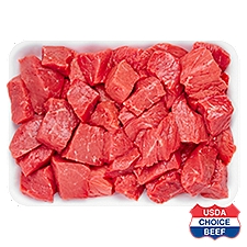 USDA Choice Beef Top Round Beef Stew, Family Pack, 3.3 pound, 3.15 Pound