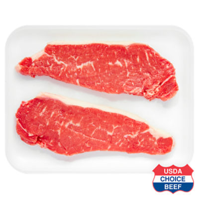 USDA Choice Beef Loin New York Strip Steak, Boneless, Average Weight 1 lb Pack