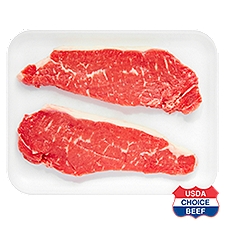 USDA Choice Beef New York Strip Steak, Boneless