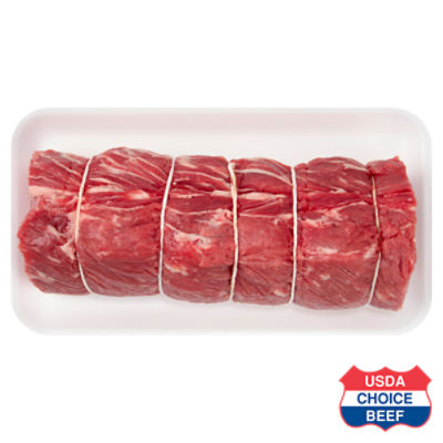 USDA Choice Beef Loin Split Strip Roast, Boneless, Custom Cut, 2 lb minimum