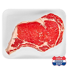 USDA Choice Beef Bone-In Rib Steak, 0.9 pound, 0.9 Pound