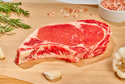 USDA Choice Beef Bone-In Rib Steak, 0.9 pound