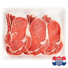 USDA Choice Beef Bone-In, Rib Steak, Family Pack
