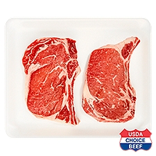 USDA Choice Beef Rib Steak, Bone-In, Twin Pack
