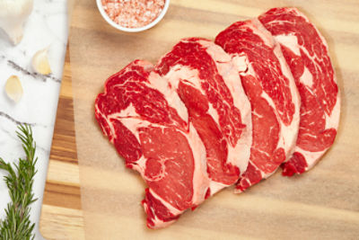 USDA Choice Beef, Boneless Rib Eye Steak, Club Pack