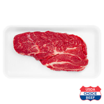 USDA Choice Beef Chuck Steak, Boneless, Average Weight 1 lb Pack