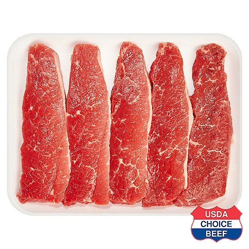 USDA Choice Beef Chuck Pepper Steak, Boneless, 1.3 pound