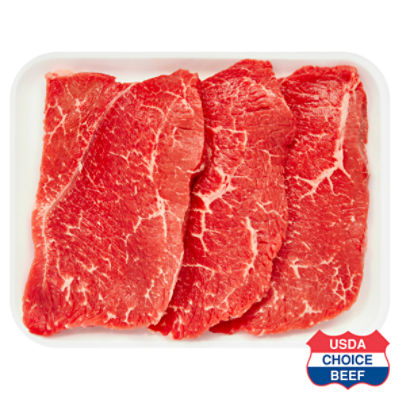USDA Choice Beef, Boneless, Shoulder Steak, Thin Cut