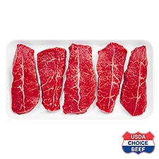 USDA Choice Beef, Top Blade, Flat Iron, London Broil Steak, 0.75 Pound