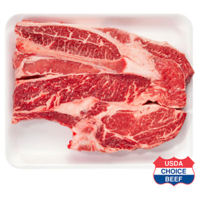 USDA Choice Beef 1st Cut Chuck Roast, Bone In, Average Weight 2 lb Pack