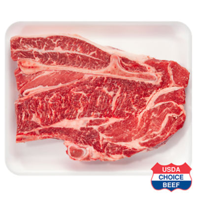 USDA Choice Beef Center Cut Chuck Roast, Bone In, Average Weight 2.5 lb Pack