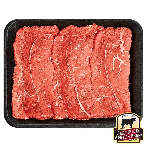 Certified Angus Beef, Boneless, Shoulder Steak, Thin Cut