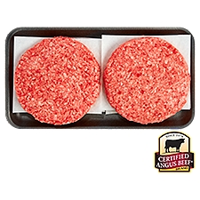 Certified Angus Beef, 80% Lean Ground Patties, 1.3 Pound