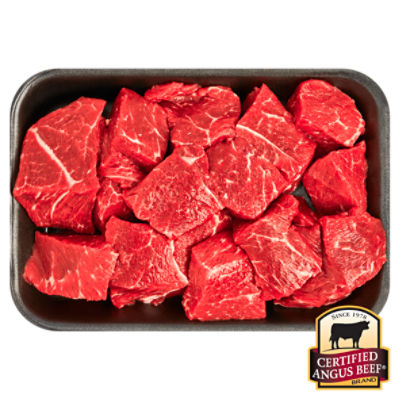 Certified Angus Beef Round Cubes for Stew, 1.3 pound