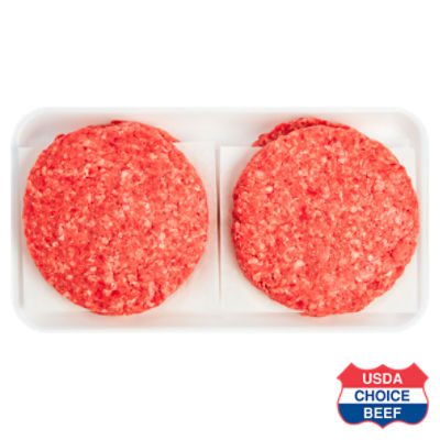 USDA Choice Beef, 80 Lean Ground Patties ShopRite