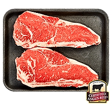 Certified Angus Beef, New York Strip Steak, Bone-In, Twin Pack