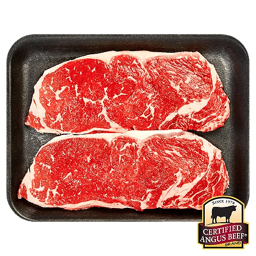 Package consists of 2 steaks, sliced at 1/2 inch, weight .75 to 1/lb.