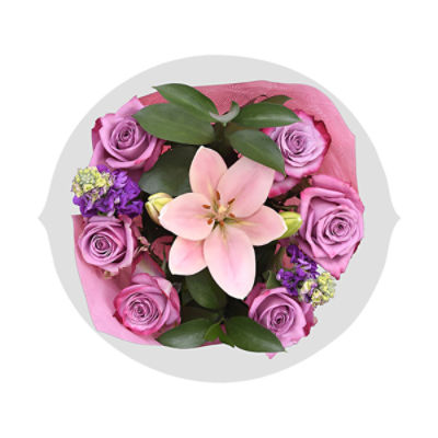The Floral Shoppe Rose Lily Bouquet, Colors May Vary