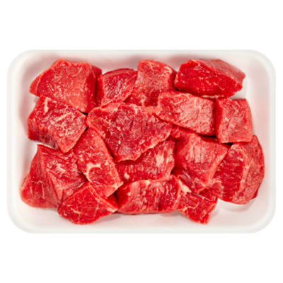 USDA Choice Beef Beef Round Cubes, 1 pound
