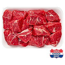 USDA Choice Beef, Chuck Stew Meat, 1 Pound