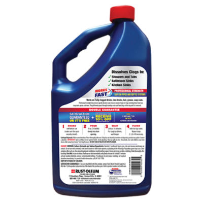 RUST-OLEUM Remover Clog Hair 64OZ 351405