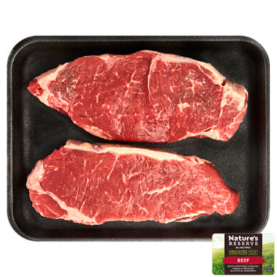 Nature's Reserve Beef Loin New York Strip Steak, Boneless, Product of Australia, Average Weight 1.25