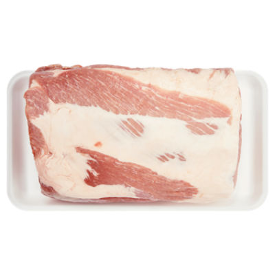 Fresh Pork Loin Rib Side Roast, 10 Inch, Bone In, Average Weight 5 lb Pack