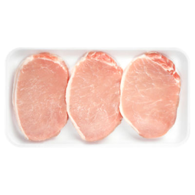 Fresh Center Cut Pork Loin Chops, Boneless, Average Weight 1 lb Pack