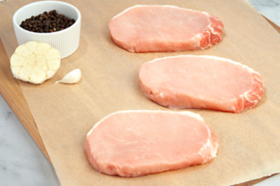 Fresh Center Cut Pork Loin Chops, Boneless, Average Weight 1 lb Pack