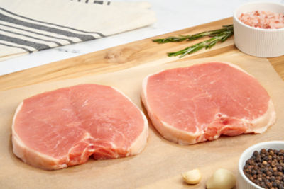Fresh Boneless Pork Butterflied Center Cut Chops, 1.3 pound