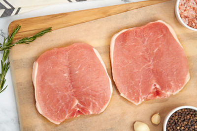 Fresh Boneless Pork Butterflied Center Cut Chops, 1.3 pound