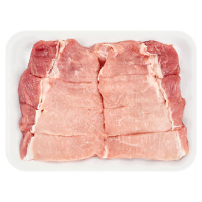 Fresh Rib End Pork Loin for BBQ, Boneless, Average Weight 1 lb Pack