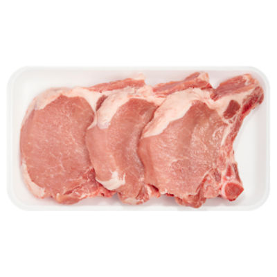 Fresh Center Cut Pork Lion Chops, Bone In, Average Weight 1.5 lb Pack