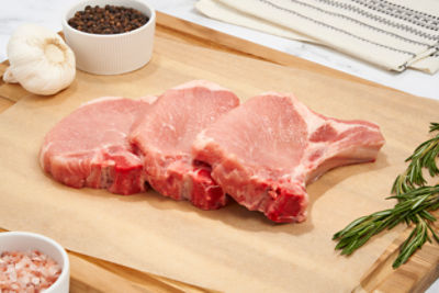 Fresh Bone-In, Pork Rib Chops, Center Cut