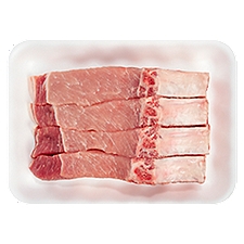 Fresh Bone-In Pork Rib Ends for BBQ, 1.2 Pound