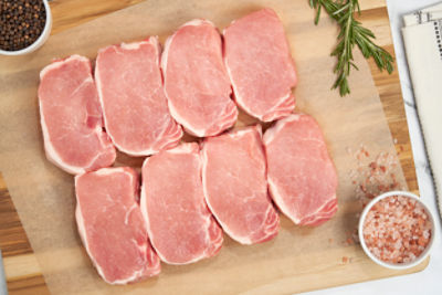 Fresh Boneless Center Cut Pork Chops, Family Pack
