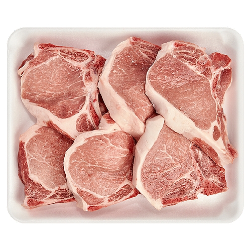 Fresh Center Cut Pork Rib Chop, Bone-In, Family Pack