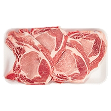 Fresh Bone In Pork Loin, Rib End Chop Thin Cut