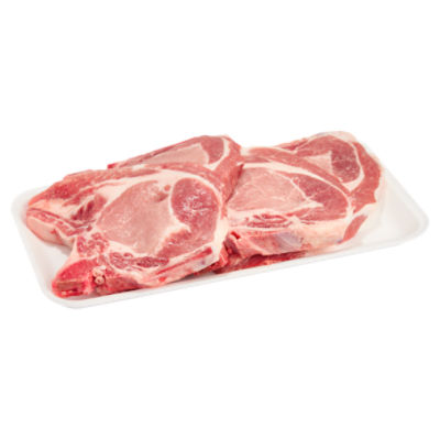 Fresh Bone In Pork Loin, Rib End Chop Thin Cut