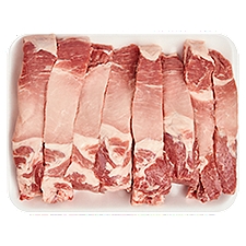 Fresh Bone-In, Pork Rib Ends for BBQ, Family Pack, 2 pound, 1.75 Pound