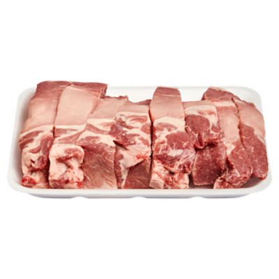 Fresh Bone-In, Pork Rib Ends for BBQ, Family Pack, 2 pound