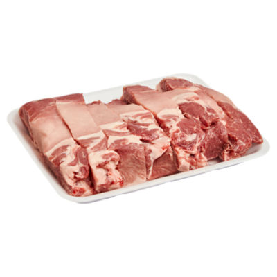Fresh Bone-In, Pork Rib Ends for BBQ, Family Pack, 2 pound