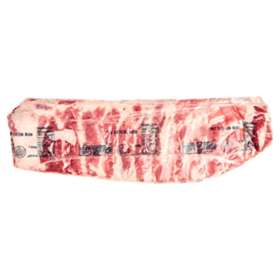 Fresh Pork Spare Rib, Family Pack, Average Weight 6 lb Pack