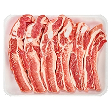 Pork Spare Rib, Sliced, Family Pack, 3 pound, 2.75 Pound