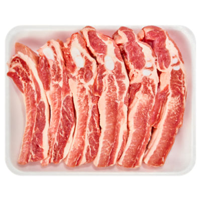 Fresh Pork Spare Ribs, Bone In, 3 Pound